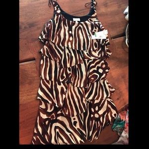 Animal print dress